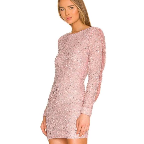 retrofete Mertzi Dress in Pastel Pink NWT Size Small - Picture 2 of 5